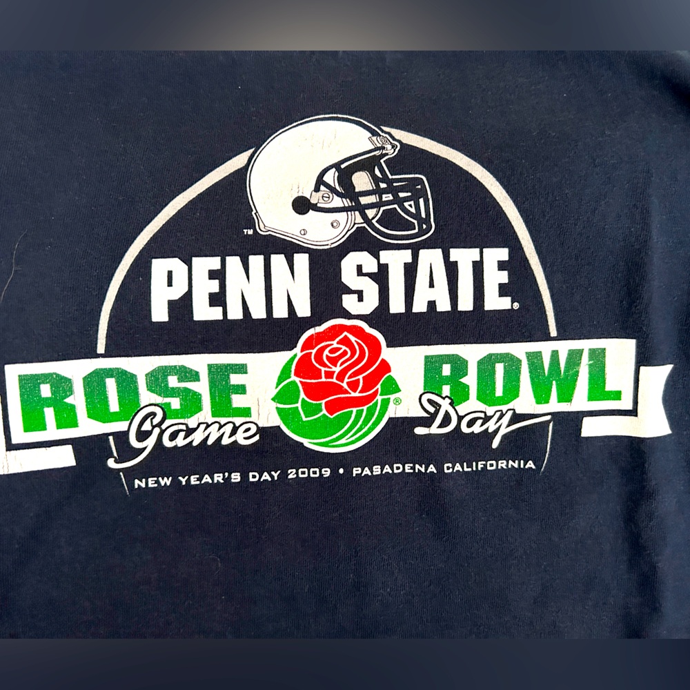 Vintage Penn State 2009 Rose Bowl Tee Size XXL